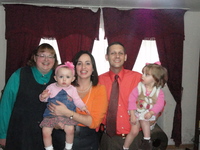 Missionary Allinson family and Missionary Karen